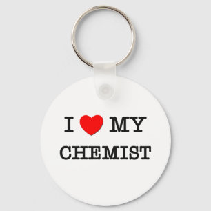 I Liebe mein CHEMIKER Schlüsselanhänger