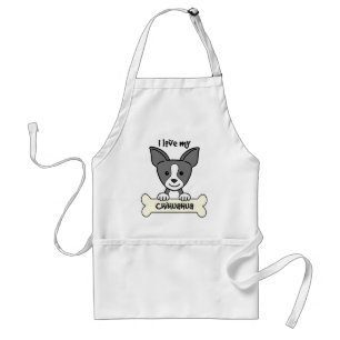 I Liebe mein Chihuahua Schürze