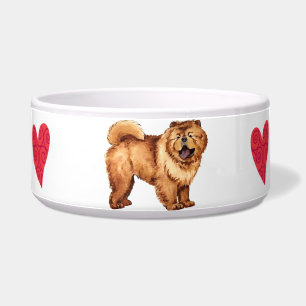 I Liebe mein Chow-Chow Napf