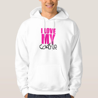 I Liebe mein Coastie Hoodie
