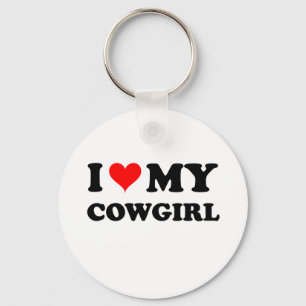 I Liebe mein Cowgirl Schlüsselanhänger