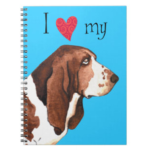I Liebe mein Dachshund-Jagdhund Notizblock