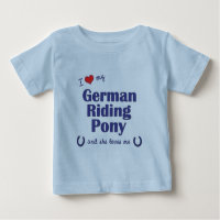 I Liebe mein deutsches Reitpony (weibliches Pony)