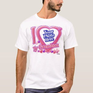 I Liebe mein Enkelrosa/lila - Foto T-Shirt