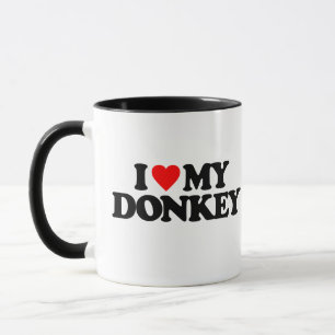 I LIEBE MEIN ESEL TASSE