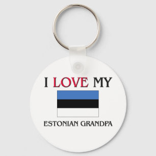 I Liebe mein estnischer Großvater Schlüsselanhänger