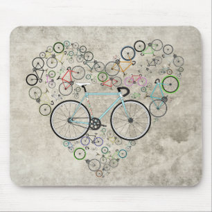 I Liebe mein Fahrrad Mousepad
