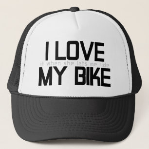 I LIEBE MEIN FAHRRAD TRUCKERKAPPE