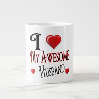 I Liebe mein fantastischer Ehemann-riesiges Jumbo-Tasse