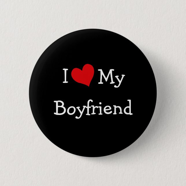 I Liebe Mein Freund Button (Vorderseite)