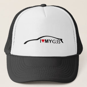 I Liebe mein G35 Baseballmütze-Silhouette-Logo Truckerkappe