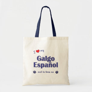 I Liebe mein Galgo Espanol (männlicher Hund) Tragetasche