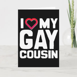 I LIEBE MEIN GAY COUSIN - -.pnng Karte