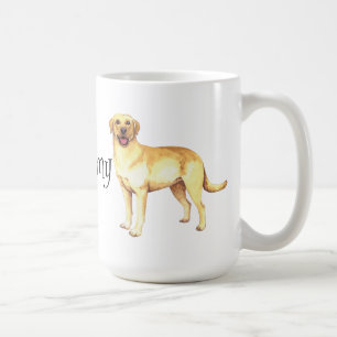 I Liebe mein gelber Labrador Kaffeetasse
