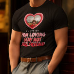 I LIEBE MEIN GIRLFRIEND Foto T - Shirt<br><div class="desc">Dieser T - Shirt 'I Liebe my Girlfriend' erlaubt es dir ein paar Zeilen hinzuzufügen, um deine wunderbare Freundin zu beschreiben!</div>
