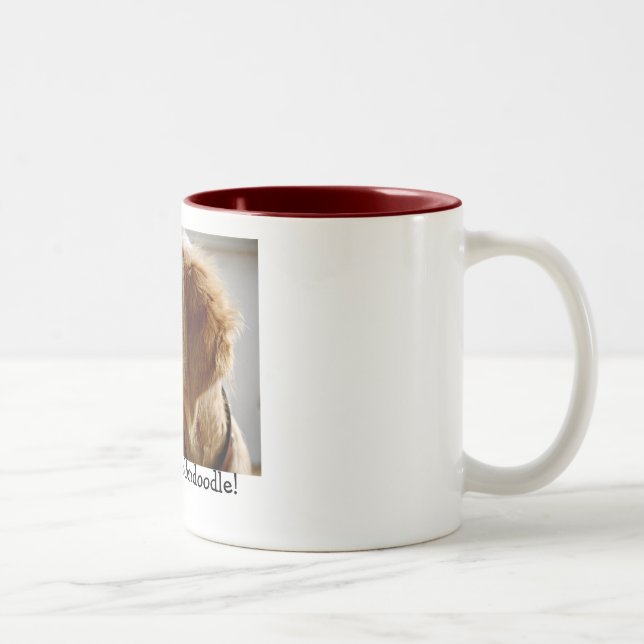 I Liebe mein Goldendoodle! Tasse (Rechts)
