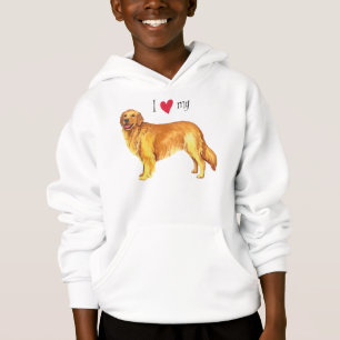 I Liebe mein goldener Retriever Hoodie
