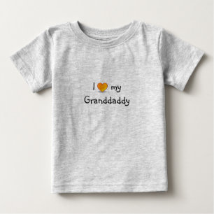 I Liebe mein Granddaddy-Shirt Baby T-shirt