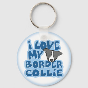 I Liebe mein Grenzcollie-Schlüsselanhänger Schlüsselanhänger