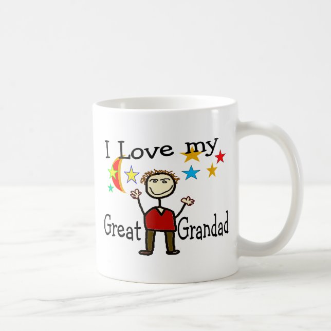 I Liebe mein großer Grandad Kaffeetasse (Rechts)