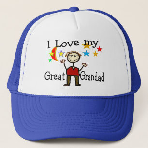 I Liebe mein großer Grandad Truckerkappe