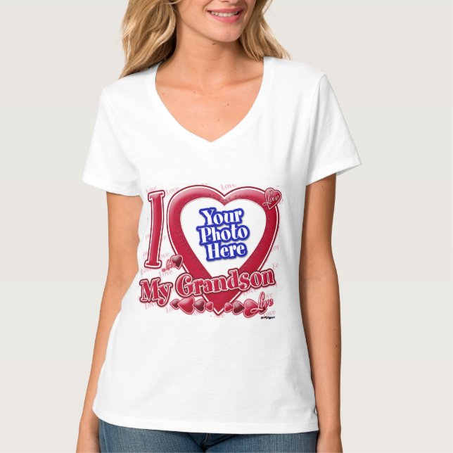 I Liebe Mein Großherz - Foto T-Shirt (Vorderseite)