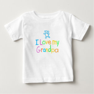 I Liebe mein Großvater Baby T-shirt