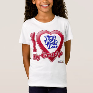 I Liebe mein Großvater - Foto T-Shirt