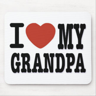 I LIEBE MEIN GROSSVATER MOUSEPAD