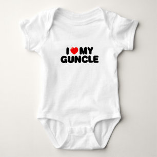 I Liebe mein Guncle. Baby Strampler