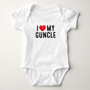 I Liebe mein Guncle. Baby Strampler
