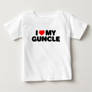I Liebe mein Guncle. Baby T-shirt