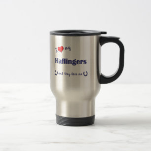 I Liebe mein Haflingers (mehrfache Pferde) Reisebecher