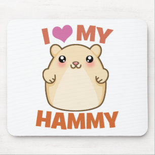 I Liebe mein Hammy Mousepad