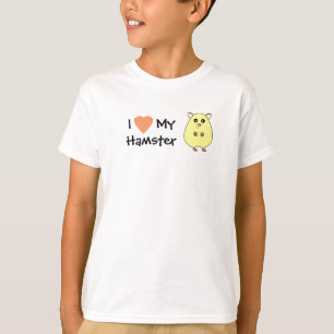I Liebe mein Hamster-Mädchen-T - Shirt