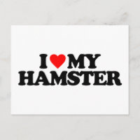 I LIEBE MEIN HAMSTER