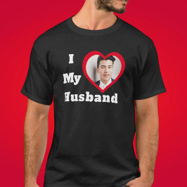 I Liebe Mein Handband Bae Personalisiertes Foto T-Shirt