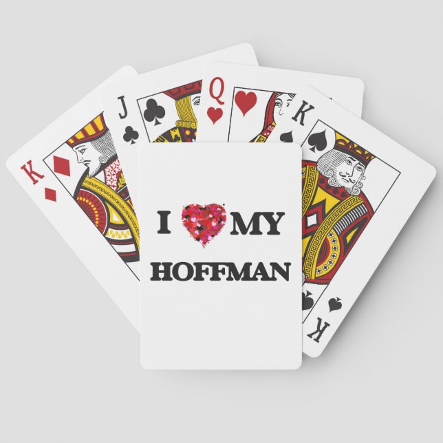 I Liebe MEIN Hoffman Spielkarten (Rückseite)