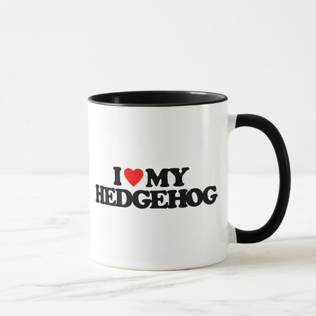 I LIEBE MEIN IGEL TASSE (Rechts)