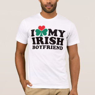 I Liebe mein irischer Freund T-Shirt