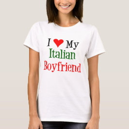 I Liebe mein italienischer Freund T-Shirt