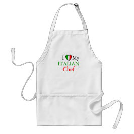I Liebe mein italienischer Koch Schürze