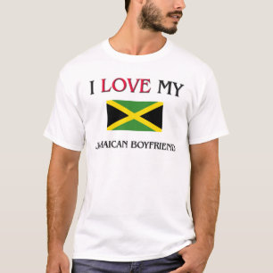 I Liebe mein jamaikanischer Freund T-Shirt