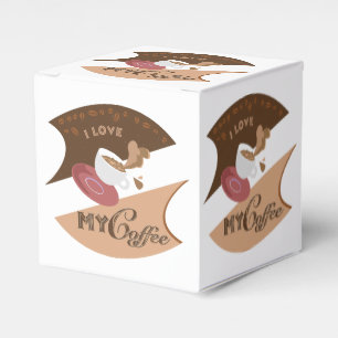 I Liebe Mein Kaffee Retro Java Geschenkschachtel