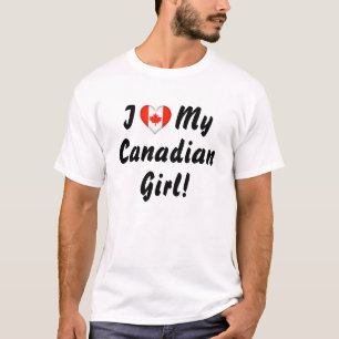 I Liebe mein kanadisches Mädchen! T-Shirt