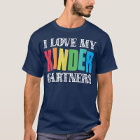 I Liebe Mein Kindergartner Kindergarten Lehrer T-S