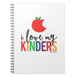 I Liebe mein Kinders gewundenes Notizbuch Notizblock