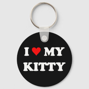 I Liebe mein Kitty Schlüsselanhänger