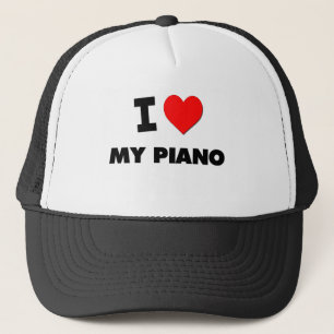 I Liebe mein Klavier Truckerkappe