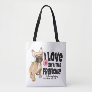 I Liebe mein kleiner französischer Bulldogge Tasche